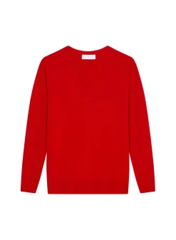 Maison Montagut Pulls>Pull Col V En Laine Merinos - Arya