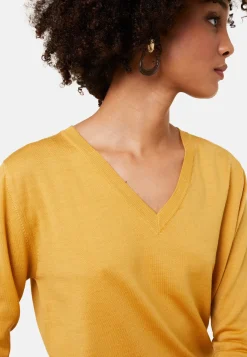 Maison Montagut Pulls>Pull Col V En Laine Merinos - Arya