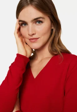 Maison Montagut Pulls>Pull Col V En Laine Merinos - Arya