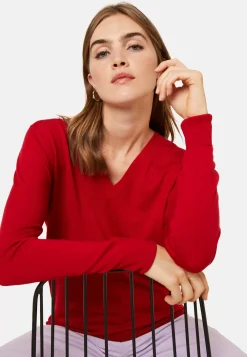 Maison Montagut Pulls>Pull Col V En Laine Merinos - Arya