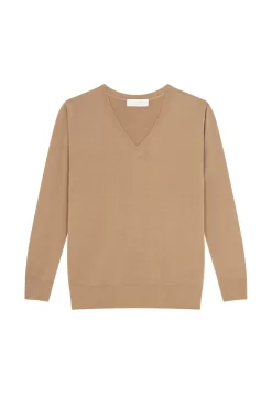 Maison Montagut Pulls>Pull Col V En Laine Merinos - Arya