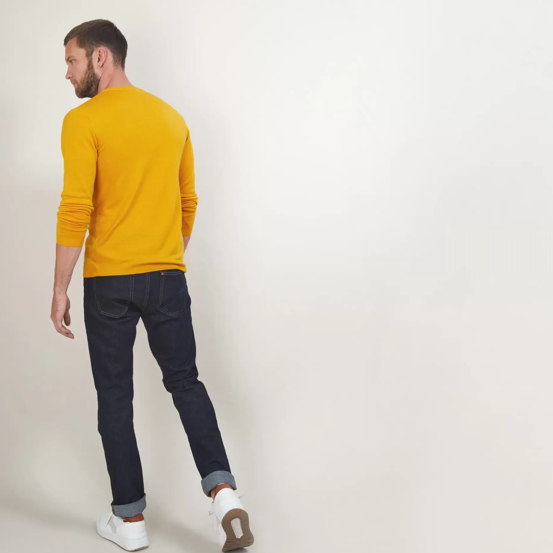 Maison Montagut Pulls>Pull Col V En Laine Merinos - Badyss