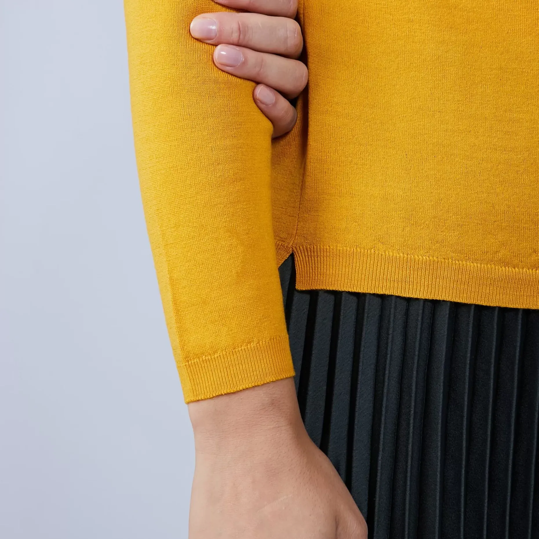 Maison Montagut Pulls>Pull Col V En Laine Merinos - Barbara