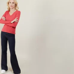 Maison Montagut Pulls>Pull Col V En Laine Merinos - Gallieni