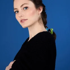 Maison Montagut Pulls>Pull Col V En Maille Cotelee - Bulle