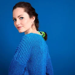 Maison Montagut Pulls>Pull Col V En Maille Cotelee - Bulle