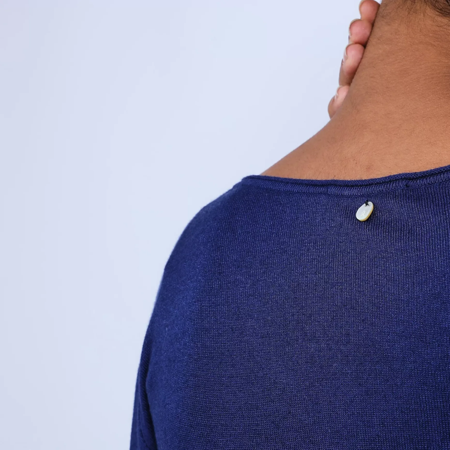 Maison Montagut Pulls>Pull Col V Oversize En Bambou Cachemire - Ornella
