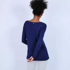 Maison Montagut Pulls>Pull Col V Oversize En Bambou Cachemire - Ornella