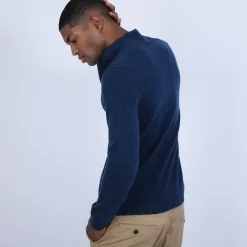 Maison Montagut Pulls>Pull Col Zippe En Cachemire 2 Fils - Blaise