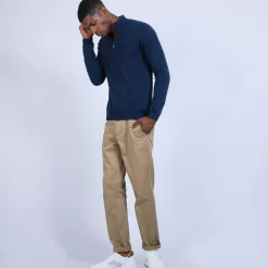 Maison Montagut Pulls>Pull Col Zippe En Cachemire 2 Fils - Blaise