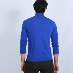 Maison Montagut Pulls>Pull Col Zippe En Cachemire 2 Fils - Blaise
