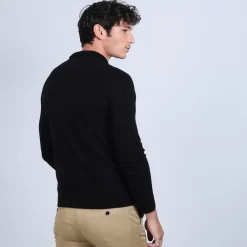 Maison Montagut Pulls>Pull Col Zippe En Cachemire 2 Fils - Blaise