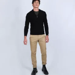 Maison Montagut Pulls>Pull Col Zippe En Cachemire 2 Fils - Blaise