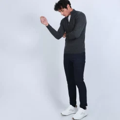 Maison Montagut Pulls>Pull Col Zippe En Cachemire 2 Fils - Blaise