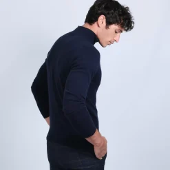 Maison Montagut Pulls>Pull Col Zippe En Cachemire 2 Fils - Blaise