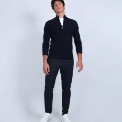 Maison Montagut Pulls>Pull Col Zippe En Cachemire 2 Fils - Blaise