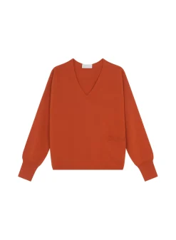 Maison Montagut Pulls>Pull Court En Cachemire Avec Poche - Balba