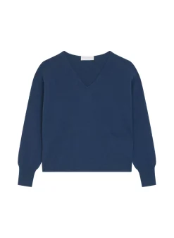 Maison Montagut Pulls>Pull Court En Cachemire Avec Poche - Balba