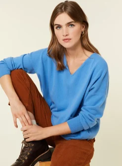 Maison Montagut Pulls>Pull Court En Cachemire Avec Poche - Balba