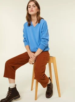 Maison Montagut Pulls>Pull Court En Cachemire Avec Poche - Balba