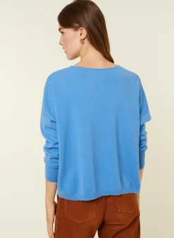 Maison Montagut Pulls>Pull Court En Cachemire Avec Poche - Balba