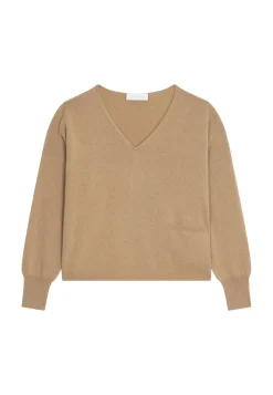 Maison Montagut Pulls>Pull Court En Cachemire Avec Poche - Balba