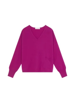 Maison Montagut Pulls>Pull Court En Cachemire Avec Poche - Balba