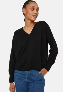 Maison Montagut Pulls>Pull Court En Cachemire Avec Poche - Balba