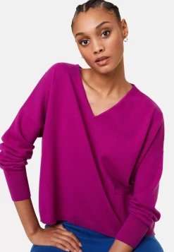 Maison Montagut Pulls>Pull Court En Cachemire Avec Poche - Balba