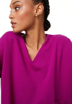 Maison Montagut Pulls>Pull Court En Cachemire Avec Poche - Balba