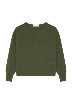 Maison Montagut Pulls>Pull Court En Cachemire Avec Poche - Balba