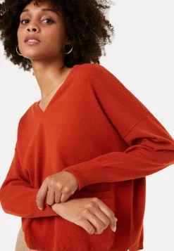 Maison Montagut Pulls>Pull Court En Cachemire Avec Poche - Balba