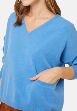 Maison Montagut Pulls>Pull Court En Cachemire Avec Poche - Balba