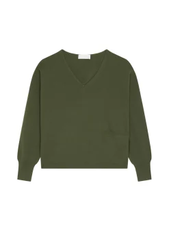 Maison Montagut Pulls>Pull Court En Cachemire Avec Poche - Balba