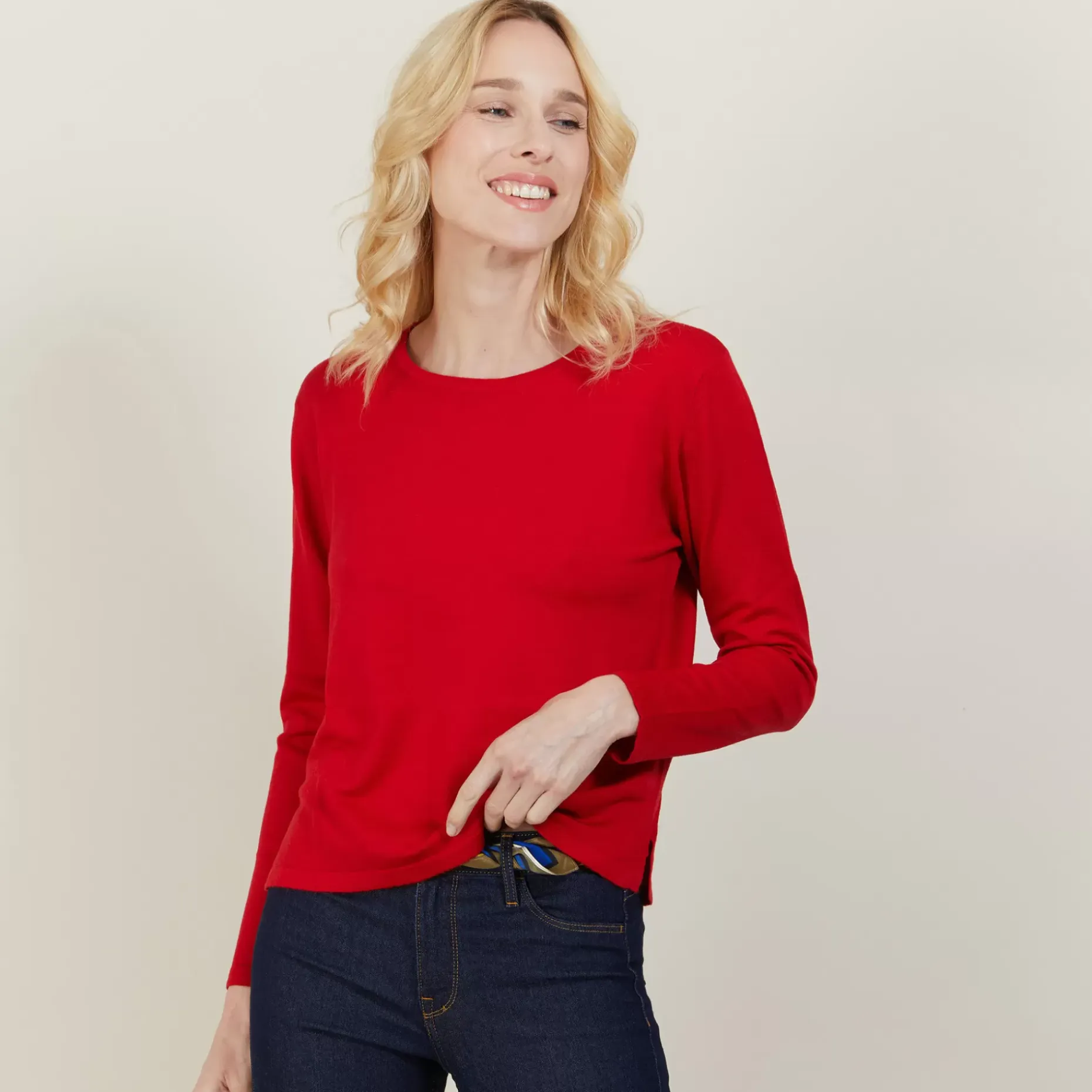Maison Montagut Pulls>Pull Court En Laine Merinos - Les Halles