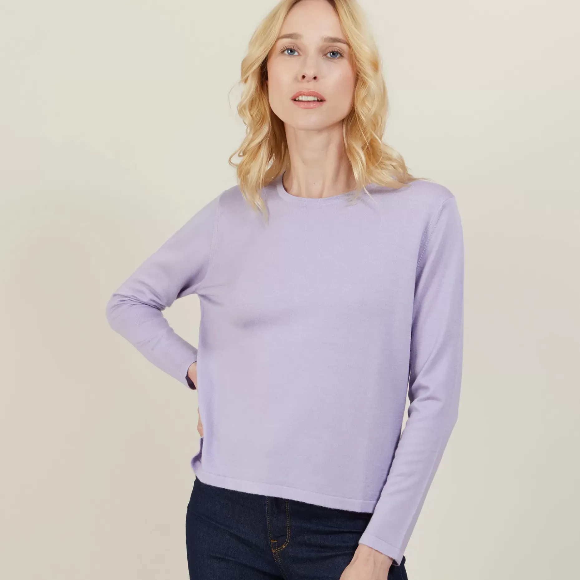Maison Montagut Pulls>Pull Court En Laine Merinos - Les Halles