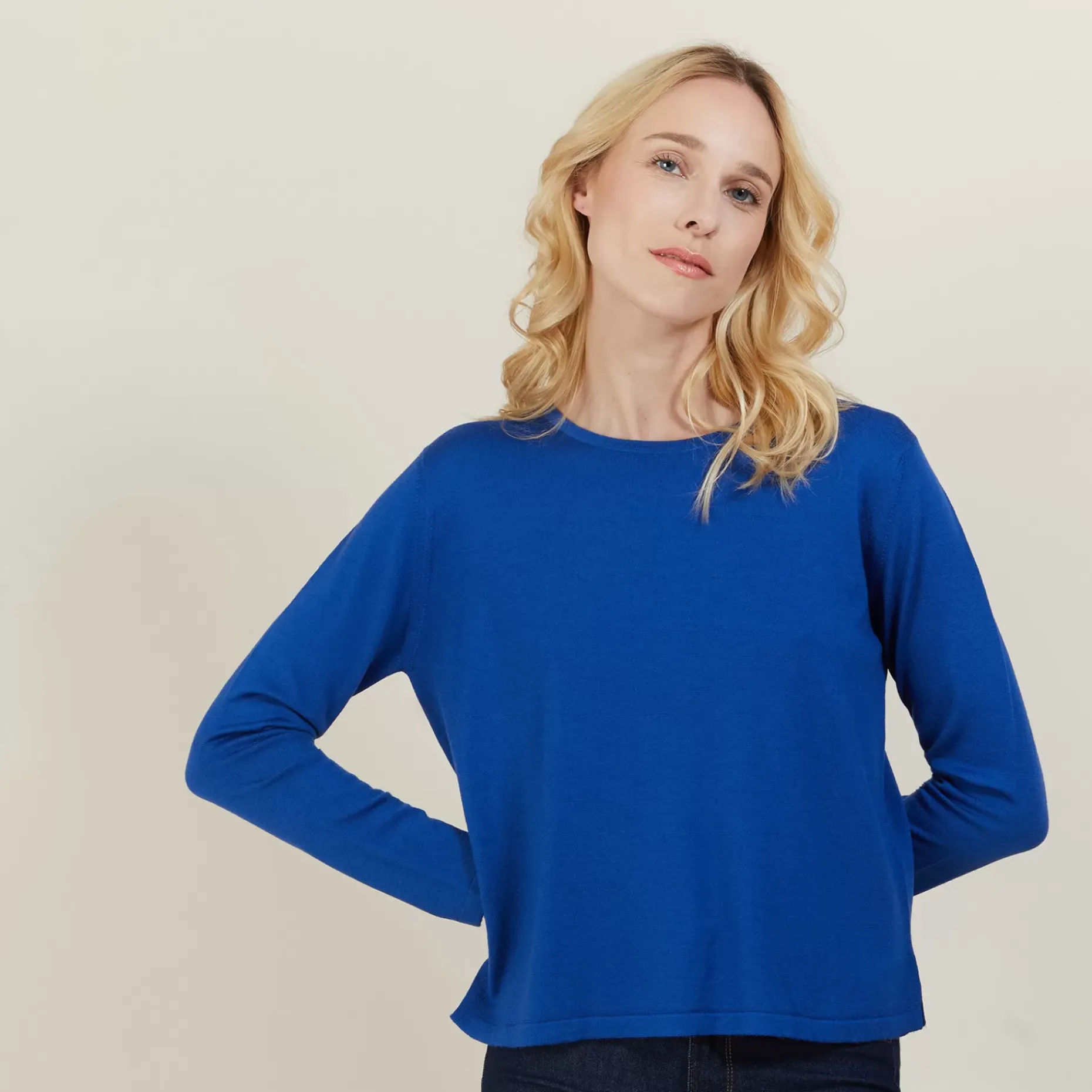 Maison Montagut Pulls>Pull Court En Laine Merinos - Les Halles