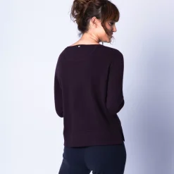 Maison Montagut Pulls>Pull Court Fentes Cotes En Cachemire - Harmonie
