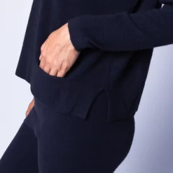 Maison Montagut Pulls>Pull Court Fentes Cotes En Cachemire - Harmonie