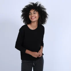 Maison Montagut Pulls>Pull Court Fentes Cotes En Cachemire - Ophelie