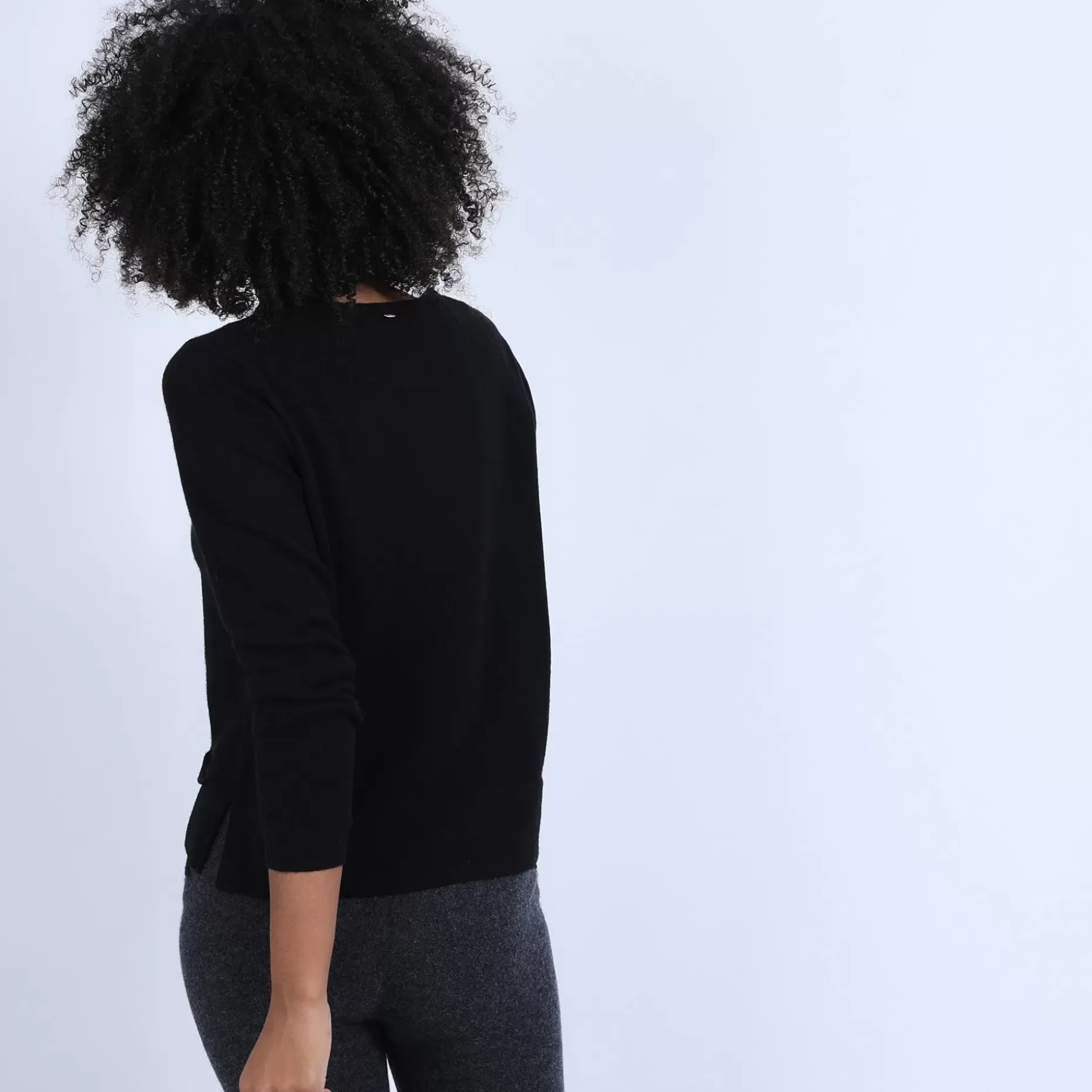 Maison Montagut Pulls>Pull Court Fentes Cotes En Cachemire - Ophelie