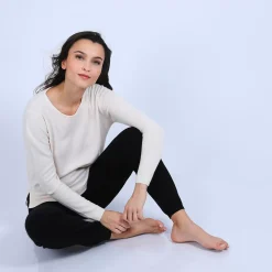 Maison Montagut Pulls>Pull Court Fentes Cotes En Cachemire - Ophelie