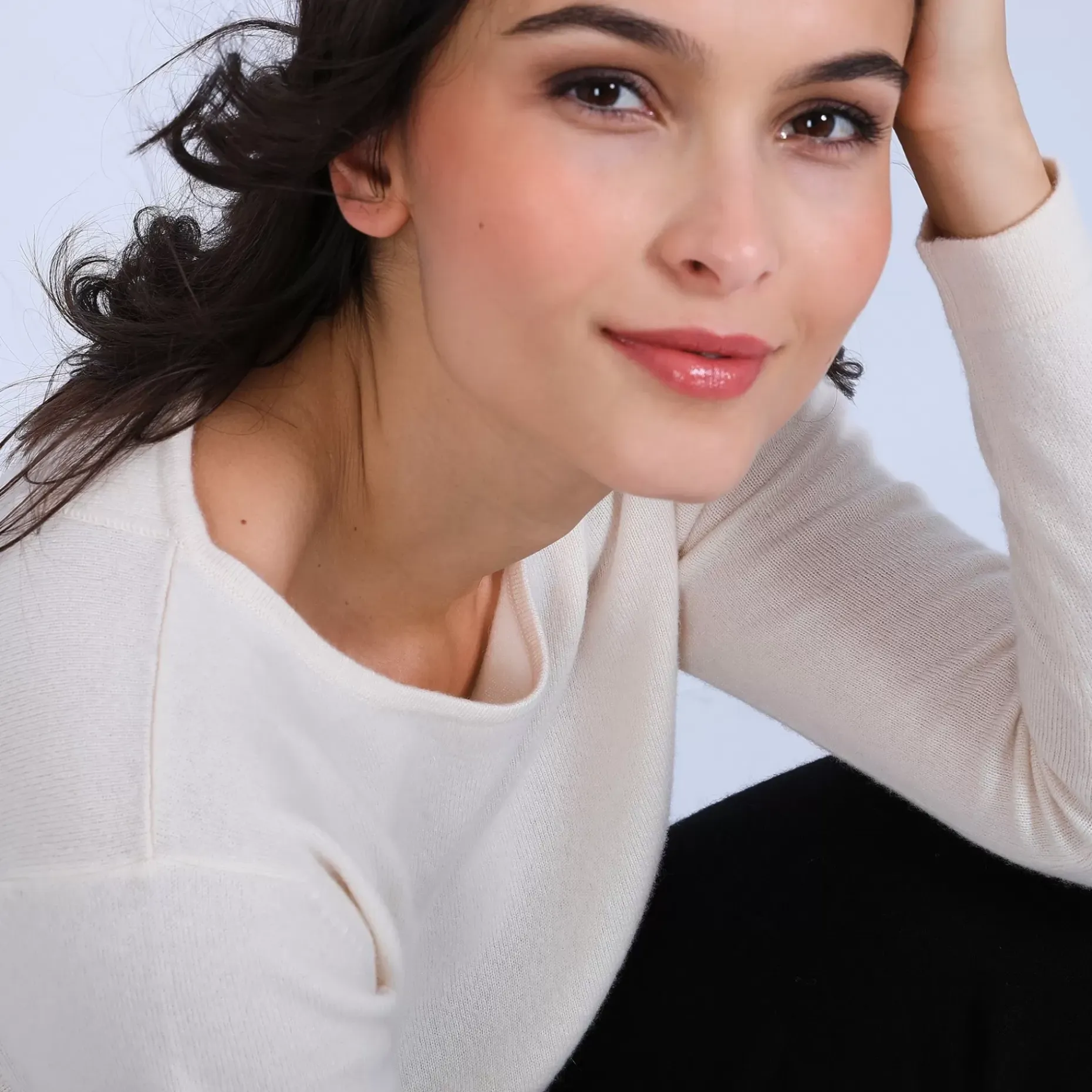 Maison Montagut Pulls>Pull Court Fentes Cotes En Cachemire - Ophelie