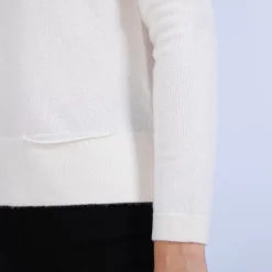 Maison Montagut Pulls>Pull Court Fentes Cotes En Cachemire - Ophelie
