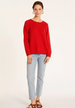 Maison Montagut Pulls>Pull Emmanchures Marteau En Coton Et Lin - Mick