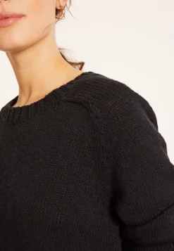 Maison Montagut Pulls>Pull Emmanchures Marteau En Coton Et Lin - Mick