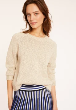 Maison Montagut Pulls>Pull Emmanchures Marteau En Coton Et Lin - Mick