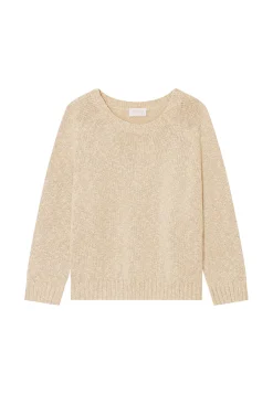 Maison Montagut Pulls>Pull Emmanchures Marteau En Coton Et Lin - Mick