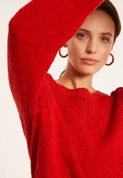 Maison Montagut Pulls>Pull Emmanchures Marteau En Coton Et Lin - Mick