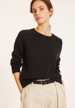 Maison Montagut Pulls>Pull Emmanchures Marteau En Coton Et Lin - Mick